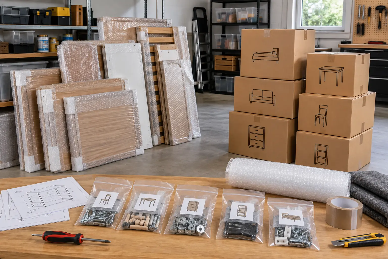 Location garde meuble : choisir entre garde-meuble et box